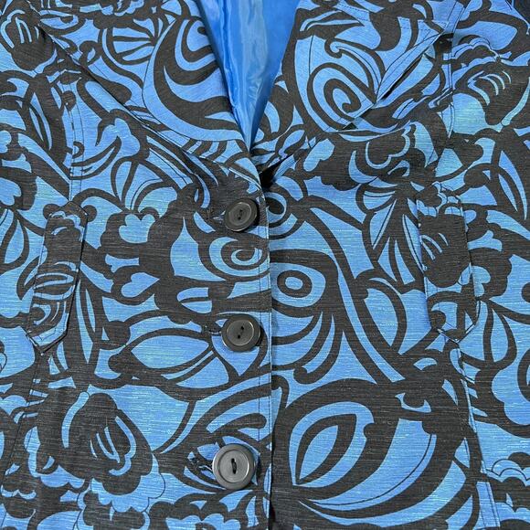 Scott Taylor Womens Art to Wear Silk Blend Blazer Size Extra Large Career Church - Picture 3 of 6